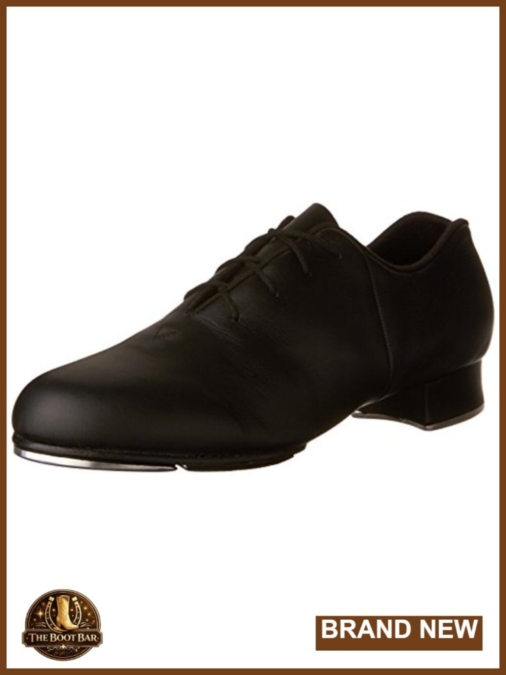 Women's Leather Split Sole Tap Dance Shoes with Shockwave Taps